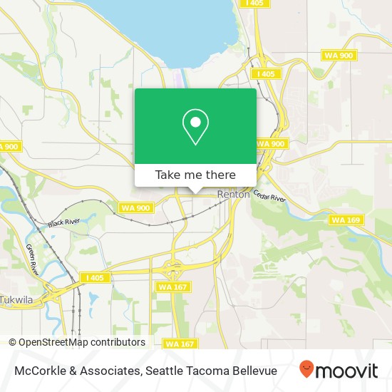 McCorkle & Associates map