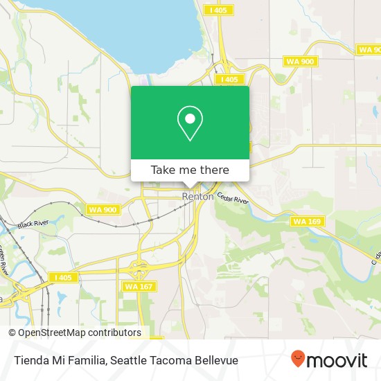 Mapa de Tienda Mi Familia