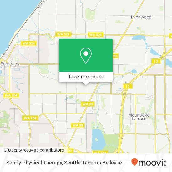 Sebby Physical Therapy map