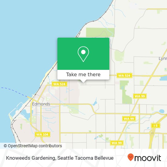 Knoweeds Gardening map