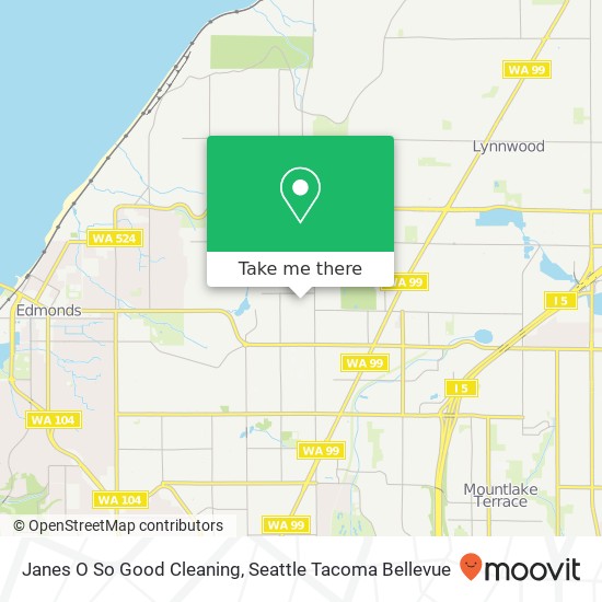 Janes O So Good Cleaning map