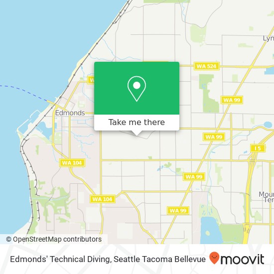 Edmonds' Technical Diving map