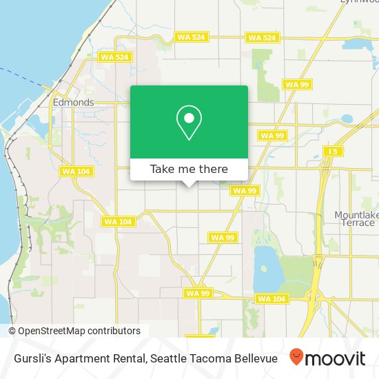 Mapa de Gursli's Apartment Rental