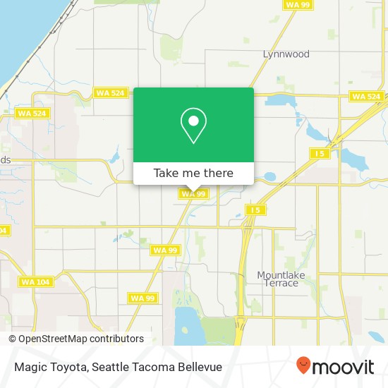 Mapa de Magic Toyota