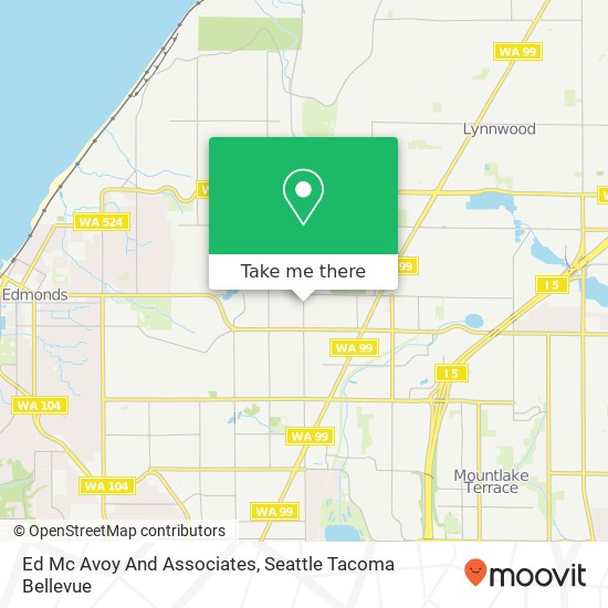 Ed Mc Avoy And Associates map