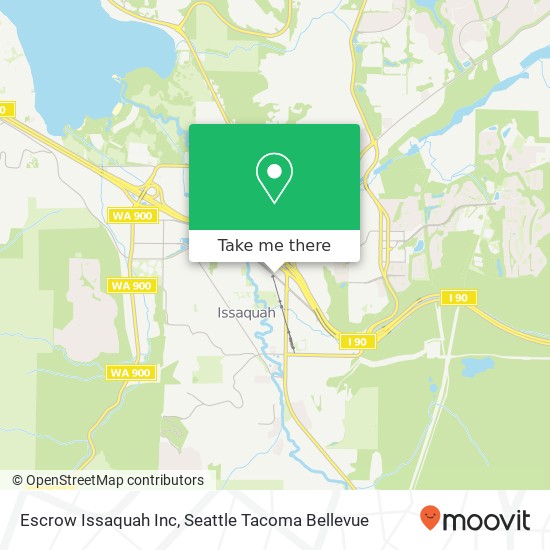 Escrow Issaquah Inc map