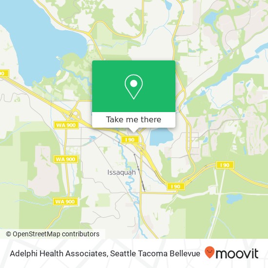 Adelphi Health Associates map