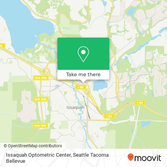 Issaquah Optometric Center map