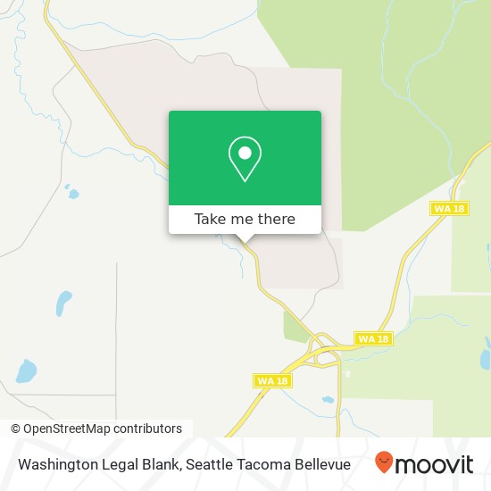 Washington Legal Blank map