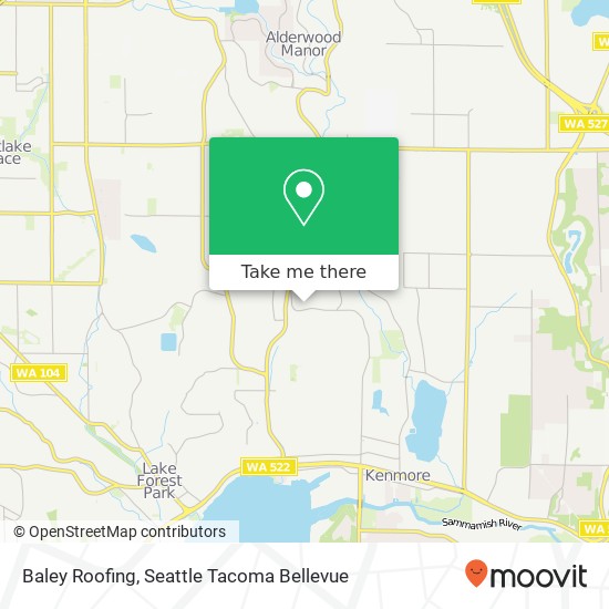 Baley Roofing map