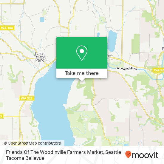 Mapa de Friends Of The Woodinville Farmers Market