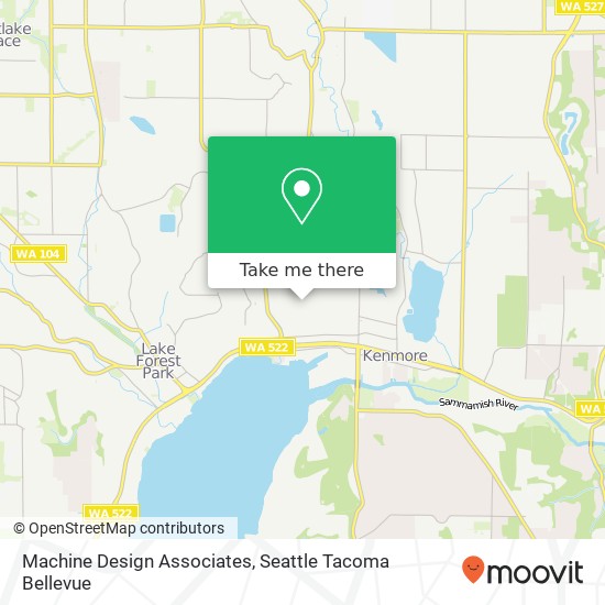 Mapa de Machine Design Associates