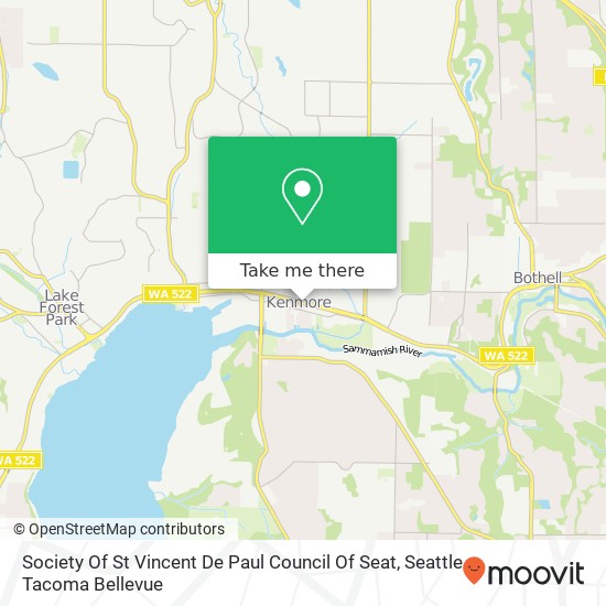 Society Of St Vincent De Paul Council Of Seat map