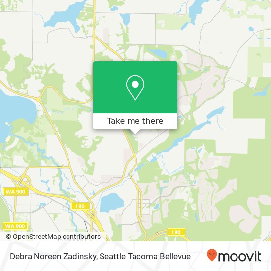 Debra Noreen Zadinsky map