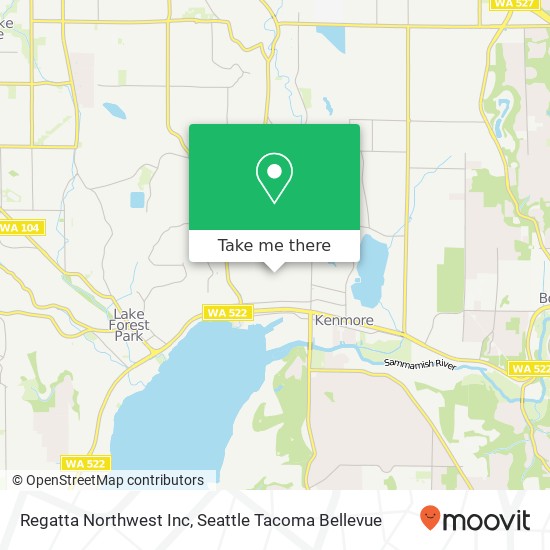 Mapa de Regatta Northwest Inc