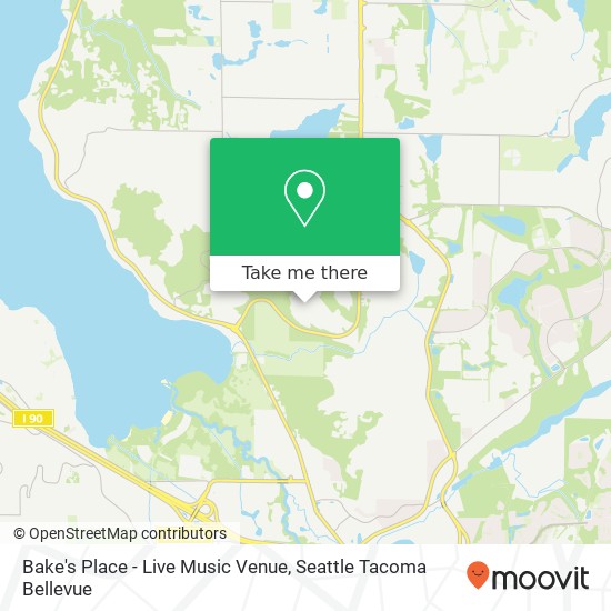 Bake's Place - Live Music Venue map