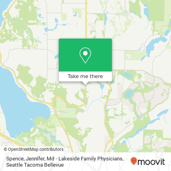 Mapa de Spence, Jennifer, Md - Lakeside Family Physicians