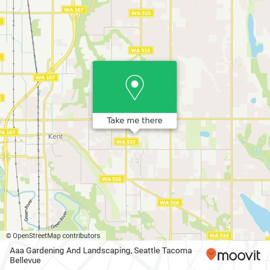 Aaa Gardening And Landscaping map