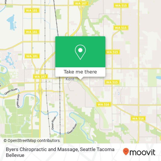Byers Chiropractic and Massage map