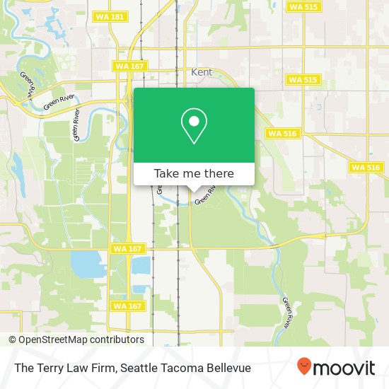 The Terry Law Firm map