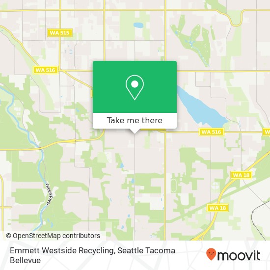 Mapa de Emmett Westside Recycling