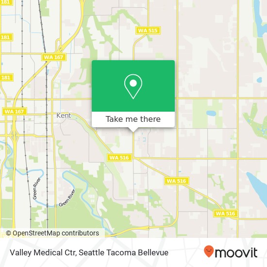 Valley Medical Ctr map