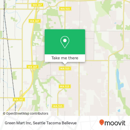 Green Mart Inc map