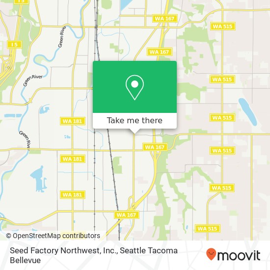 Mapa de Seed Factory Northwest, Inc.