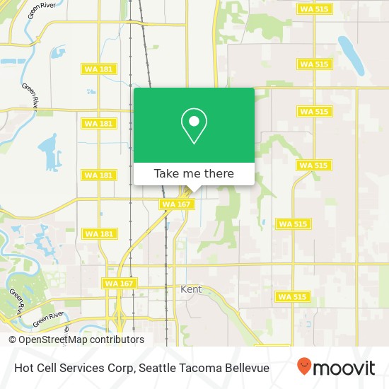 Hot Cell Services Corp map