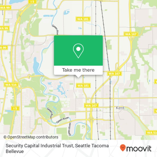 Mapa de Security Capital Industrial Trust