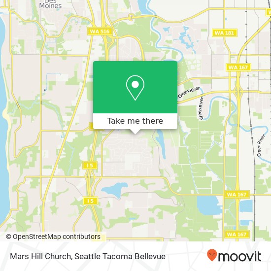 Mapa de Mars Hill Church