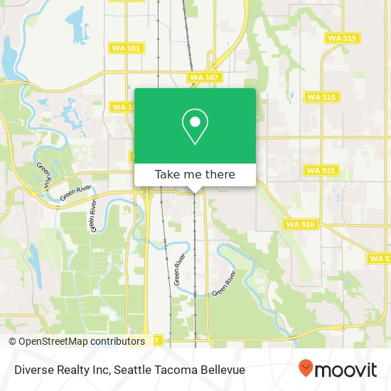 Diverse Realty Inc map