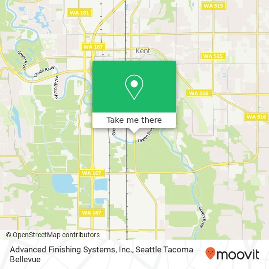 Mapa de Advanced Finishing Systems, Inc.