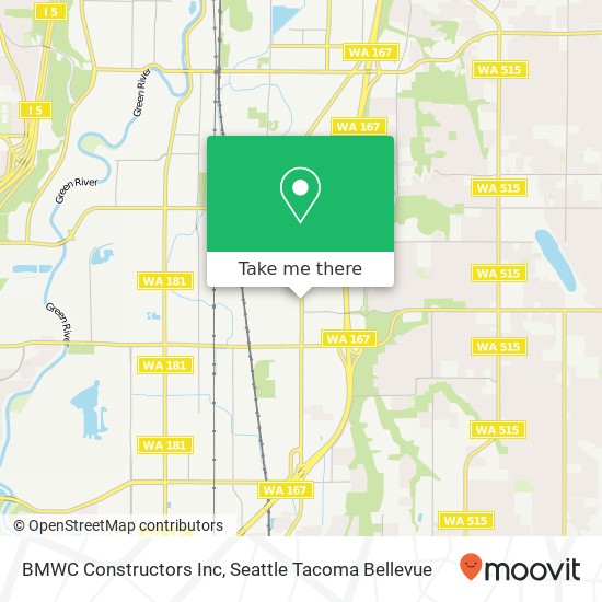 BMWC Constructors Inc map