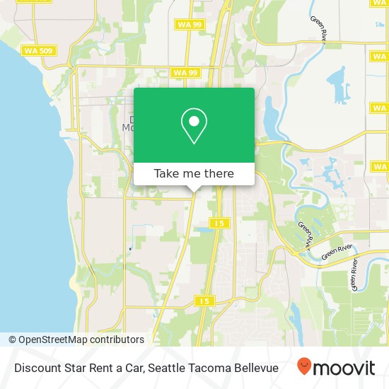 Discount Star Rent a Car map