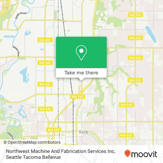 Mapa de Northwest Machine And Fabrication Services Inc