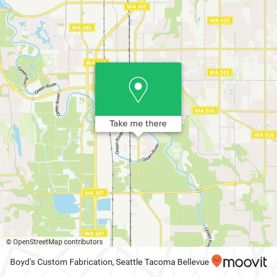 Boyd's Custom Fabrication map