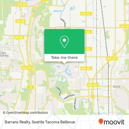 Barrans Realty map