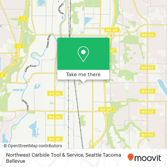 Northwest Carbide Tool & Service map