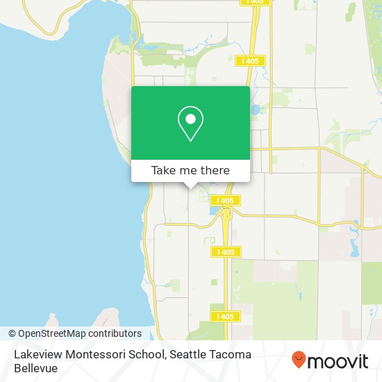 Lakeview Montessori School map