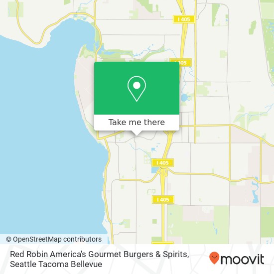 Red Robin America's Gourmet Burgers & Spirits map