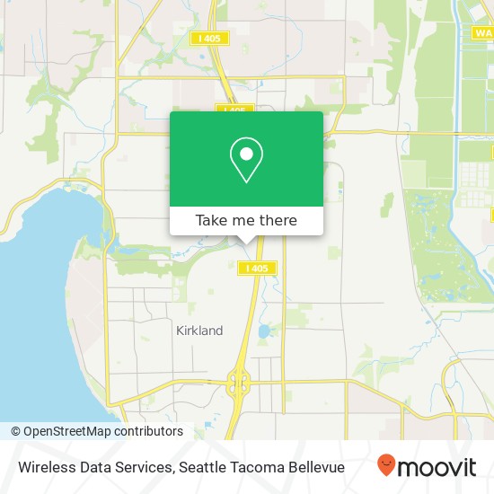 Wireless Data Services map