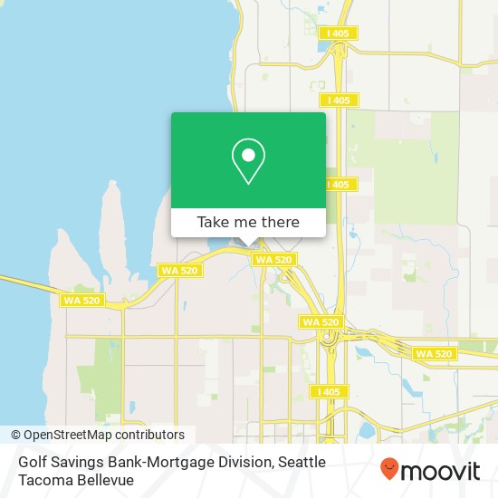 Golf Savings Bank-Mortgage Division map