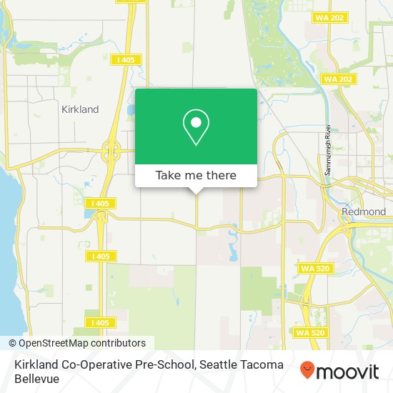 Kirkland Co-Operative Pre-School map