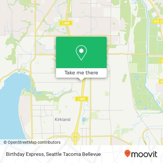 Birthday Express map