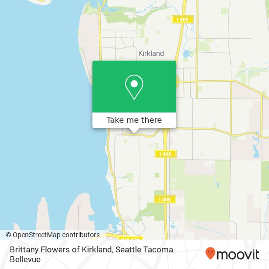 Brittany Flowers of Kirkland map