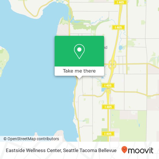 Mapa de Eastside Wellness Center