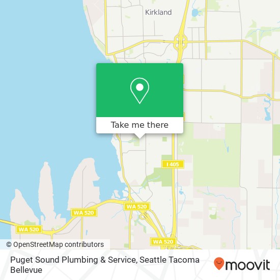 Mapa de Puget Sound Plumbing & Service