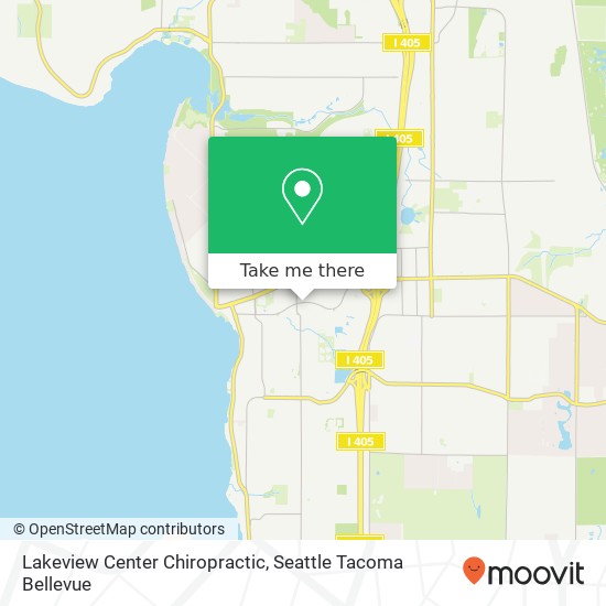 Lakeview Center Chiropractic map