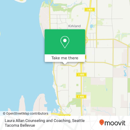 Laura Allan Counseling and Coaching map